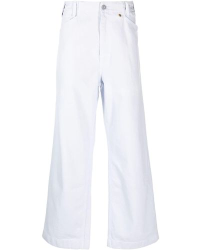 Objects IV Life Mid-rise Wide-leg Jeans - White