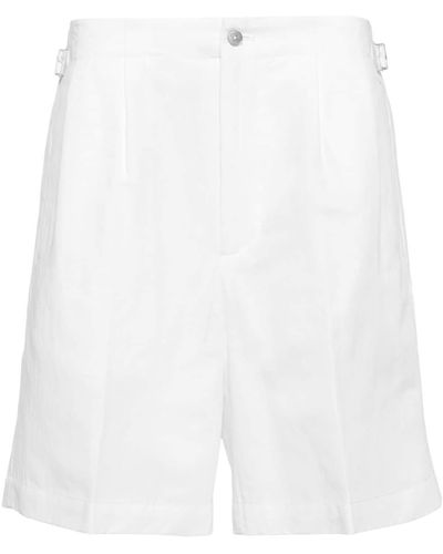 Briglia 1949 Ricciones Chino-Shorts aus Twill - Weiß