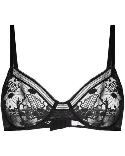 Eres Chataigne Full-cup Lace Bra - Black