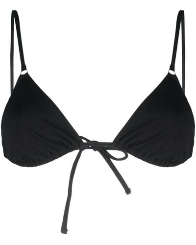 Filippa K Triangle-shape Swimwear Top - Black