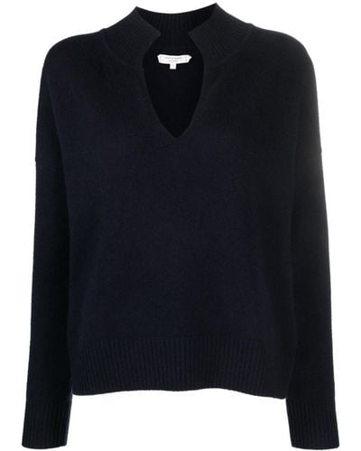 Chinti & Parker V-neck Cashmere Sweater - Black