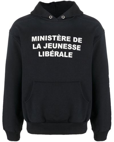 Liberal Youth Ministry Hoodie mit Logo-Print - Schwarz