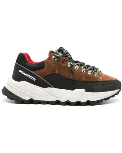 DSquared² Free Paneled Sneakers - Brown