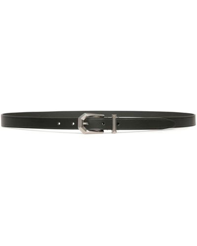 Bally Prisma Leather Belt - Black