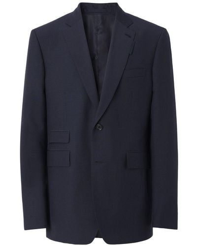 Burberry Tailored-fit Blazer - Blue