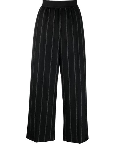 Stella McCartney Pantalones capri con detalle de costuras - Multicolor