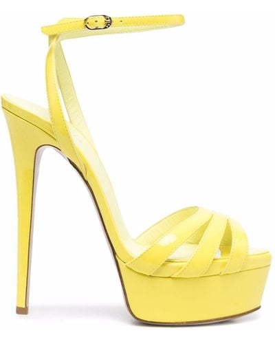 Le Silla Klassische Sandalen - Gelb