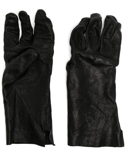 Boris Bidjan Saberi Four-finger Kangaroo Leather Gloves - Black