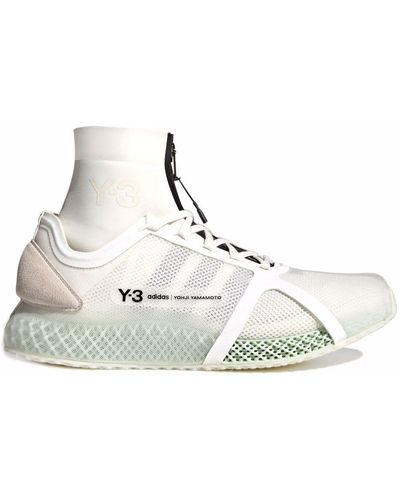 Y-3 Runner 4d Iow High-top Sneakers - Wit