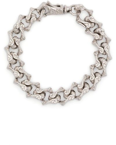 Emanuele Bicocchi Arabesque Sharp-link Bracelet - Metallic