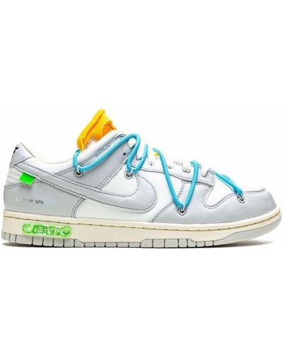 NIKE X OFF-WHITE Dunk Low "lot 02" Sneakers - Gray