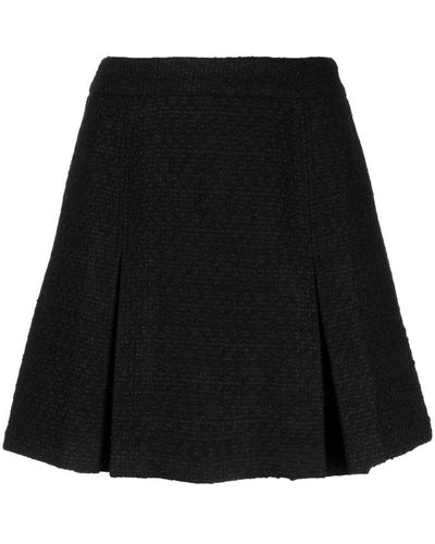 We Are Kindred Winona Tweed High-waist Skirt - Black