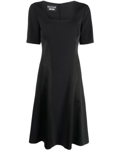 Boutique Moschino Square-neck Dress - Black