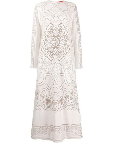 La DoubleJ Lacey Maxi Dress - White