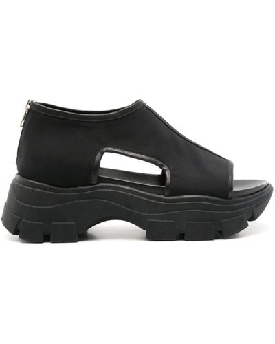 UMA | Raquel Davidowicz Glue 50mm Chunky Sandals - Black