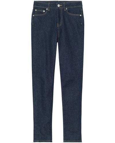 John Elliott Jeans skinny Emma con vita media - Blu