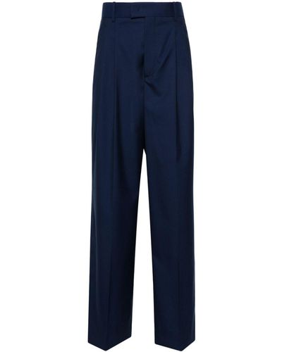 ARMARIUM Giorgia Tailored Wool Trousers - Blue