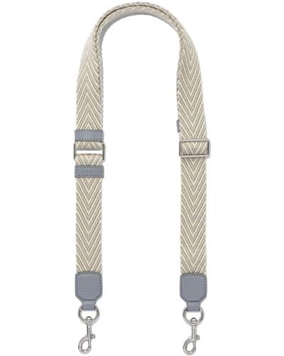 Marc Jacobs The Thin Arrow Webbing Strap - White