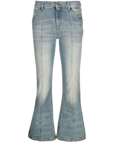 Blumarine Jeans crop svasati - Blu