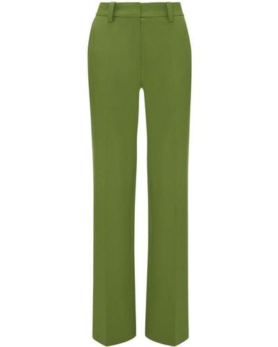 Victoria Beckham Pantaloni dritti sartoriali - Verde