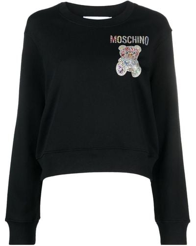Moschino Sweatshirt With Graphic Print - Black