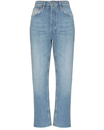 RE/DONE '70s Stone Pipe Straight-leg Jeans - Blue