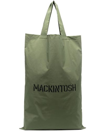 Mackintosh Empoli オーバーサイズ ロゴ トートバッグ - グリーン