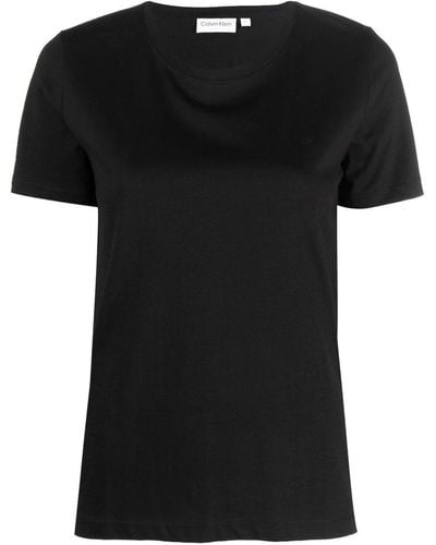 Calvin Klein T-shirt à logo imprimé - Noir