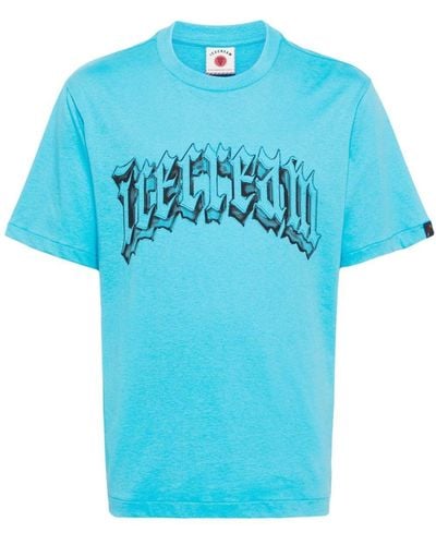ICECREAM Logo-print T-shirt - Blue