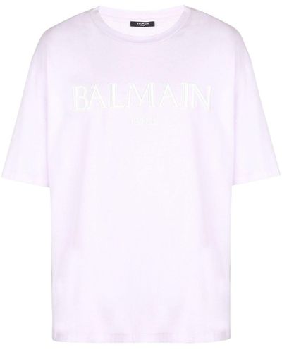 Balmain T-shirt con logo - Bianco