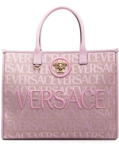Versace Allover ハンドバッグ L - ピンク