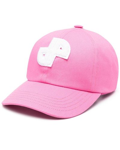 Patou Jp Cotton Baseball Cap - Pink