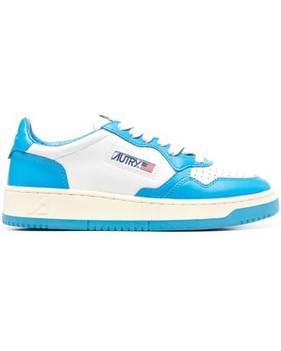 Autry Sneakers in pelle bicolore basse - Blu