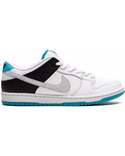 Nike Sb Dunk Low "laser Blue" Sneakers - White