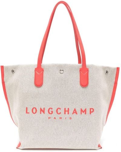 Longchamp Roseau ハンドバッグ L - ピンク