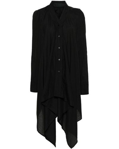 Marc Le Bihan Camicia asimmetrica - Nero