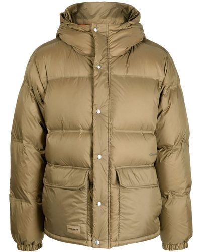 Chocoolate Hooded Padded Down Jacket - Green