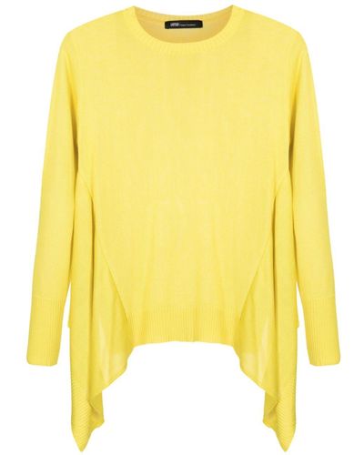UMA | Raquel Davidowicz High-low Hem Knit Sweater - Yellow
