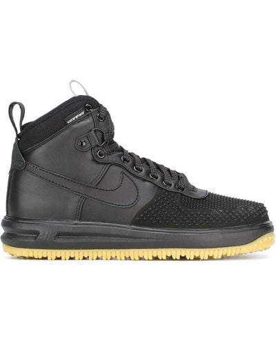 Nike Lunar Force 1 Duckboot Sneakers - Black