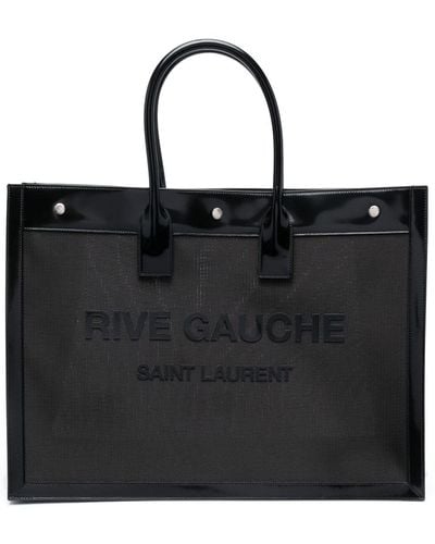 Saint Laurent Rive Gauche Tote Bag - Black