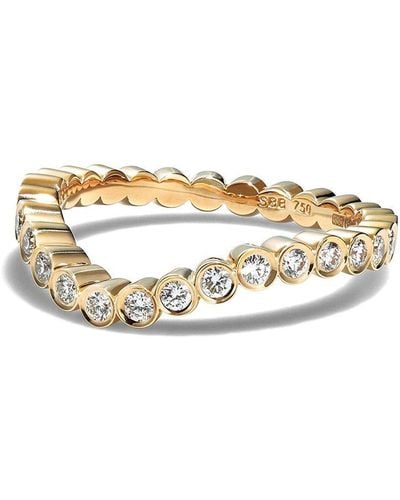 Sophie Bille Brahe Anillo Grace en oro amarillo de 18kt con diamantes - Metálico