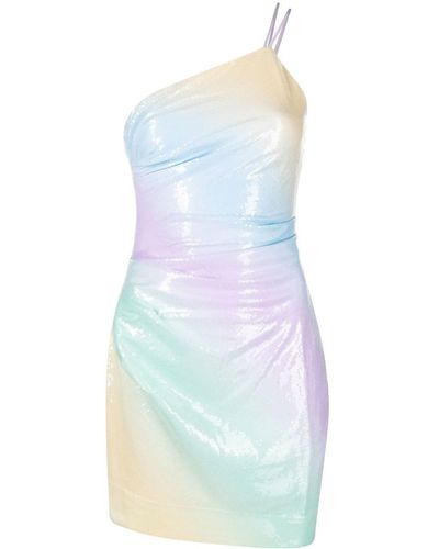 Suboo Asymmetrisches Minikleid - Blau