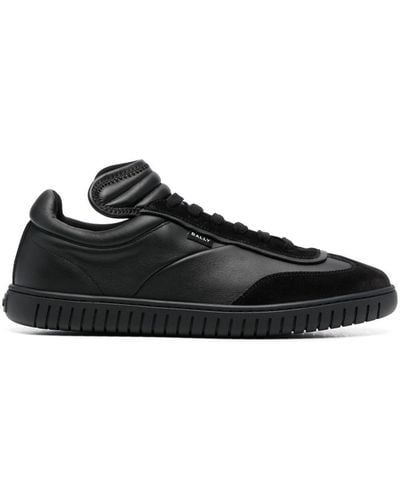 Bally Player Leather Low-top Sneakers - Black