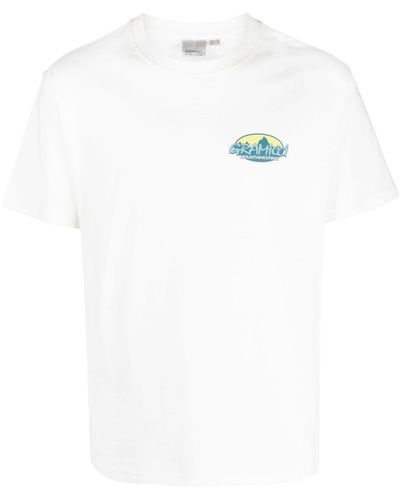 Gramicci ロゴ Tシャツ - ホワイト
