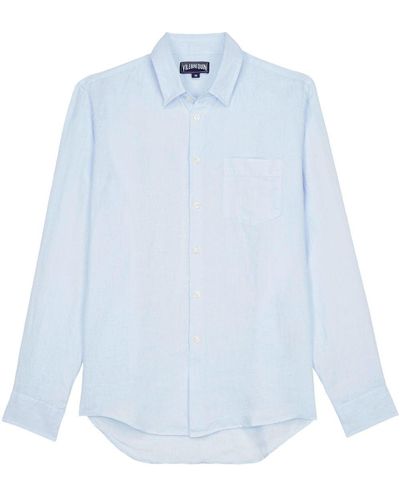 Vilebrequin Caroon Linen Shirt - Blue