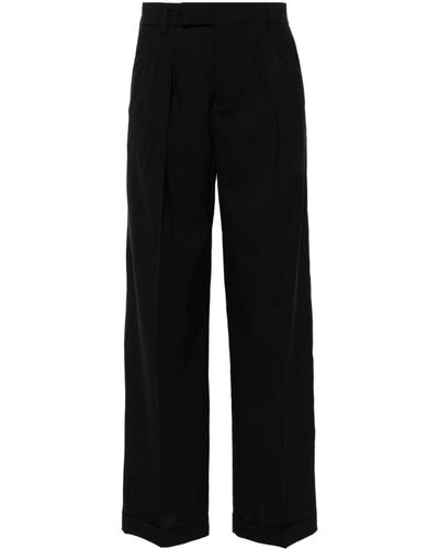 Briglia 1949 Wide-leg Tailored Pants - Black