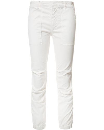 Nili Lotan Cropped military trousers - Blanc
