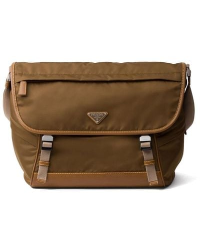 Prada Re-nylon Shoulder Bag - Brown