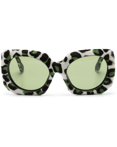 Marni Jellyfish Lake Square-frame Sunglasses - Green
