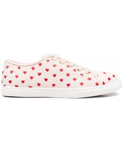 Kate Spade Zapatillas bajas con corazón estampado - Rosa